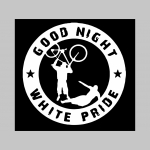 Bike Punx - Good Night White Pride čierna zimná letecká bunda BOMBER Winter Jacket s límcom, typ CWU z pevného materiálu s masívnym zipsom na zapínanie 100%nylón, čiastočne vodeodolná
